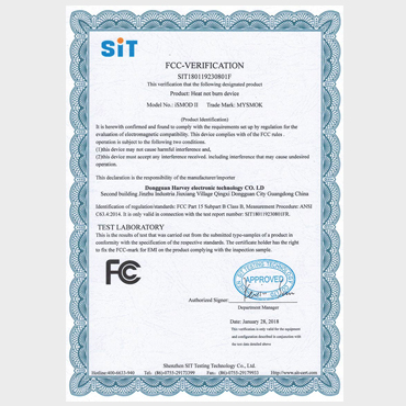 certificações ismod ii fcc